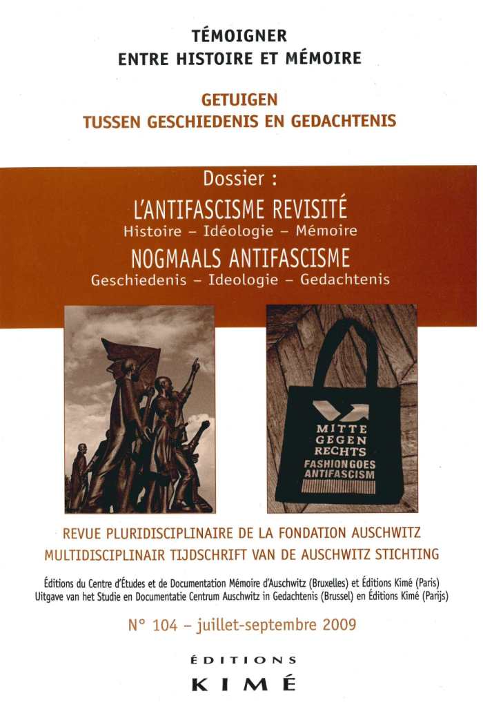 Nr. 104 (09/2009) Nogmaals antifascisme. Geschiedenis, ideologie, gedachtenis