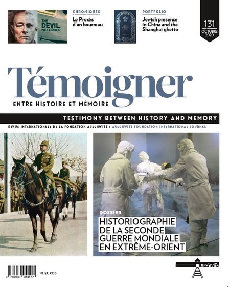 N° 131 (10/2020) Historiographie de la Seconde Guerre mondiale en Extrême-Orient