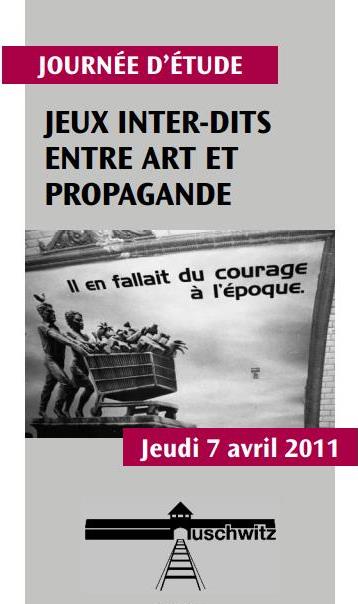 2011 - Jeux inter-dits entre Art et Propagande