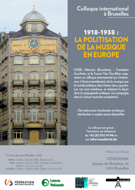 2019 - 1918-1938 : La politisation de la musique en Europe