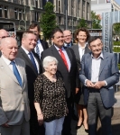 Inhuldiging van de ‘B’ van Auschwitz in Berlijn