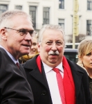 Inhuldiging van de ‘B’ van Auschwitz in Brussel