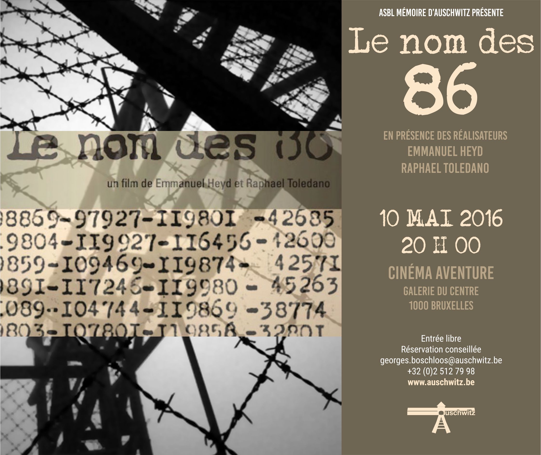 nom des 86 flyer